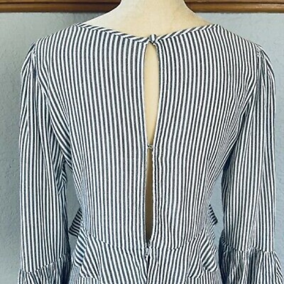 American Eagle Outfitters, Precious Railroad Striped Dress, Excellent Condition - Picture 6 of 11